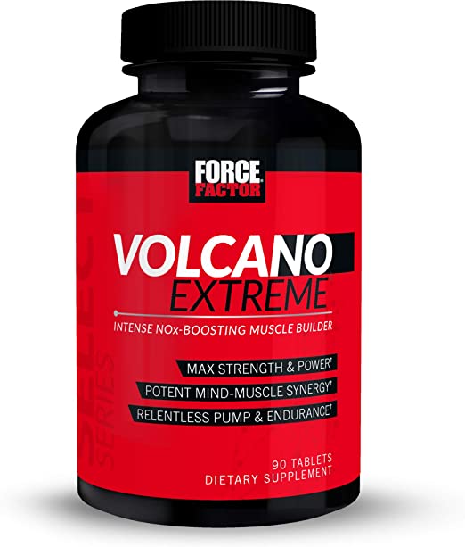 Volcano Extreme Pre Workout Suplemento De Refuerzo De Xido N Trico