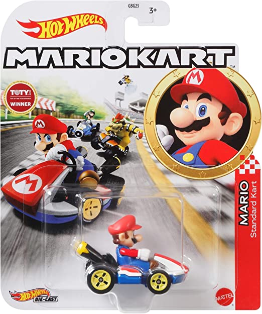 Hot Wheels Gbg Mario Kart Mario Fundido A Presi N Con Veh Culo