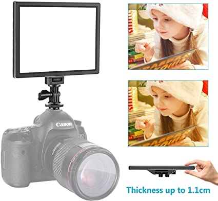 Vlogging Light PICTRON VL28 Luz LED para iPhone Mini Luz de cámara LED  recargable 5600K 95+ Luz de relleno de larga duración para GoPro Hero 9 8 7  6 5