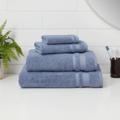 Performance Bath Towel - Threshold, Blue