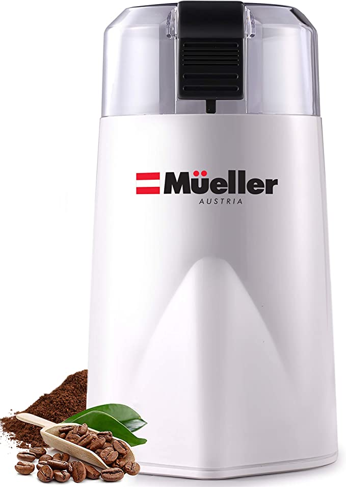 Mueller Ultra-Stick - Batidora de mano multiusos, 500 W, 9 velocidades,  motor de cobre puro, acabado de acero inoxidable cepillado, incluye  accesorio