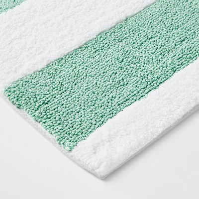 Rugby Striped Kids' Bath Rug Teal - Pillowfort™ - Yahoo Shopping