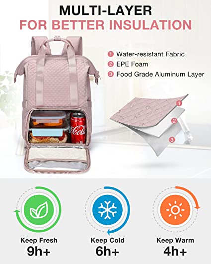 BAGSMART Mochila para laptop de pulgadas para mujer - Main Image