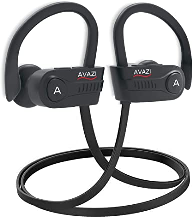 AVAZI Auriculares inalámbricos Bluetooth deportivos IPX7