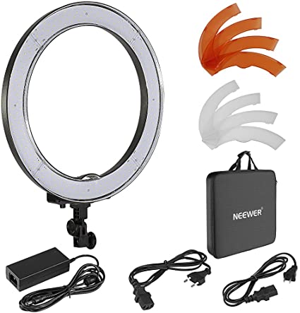 Aureday Anillo de luz para selfie de 10 pulgadas con trípode ajustable de  62 pulgadas y soporte para teléfono para transmisión en vivo/maquillaje,  luz