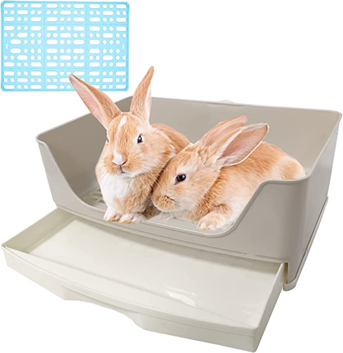 Caja de Arena para Conejos Y Mascotas, Herramienta de Limpieza para  Entrenamiento de Inodoro, Entrenador de Orinal para Interiores de Animales  Pequeño