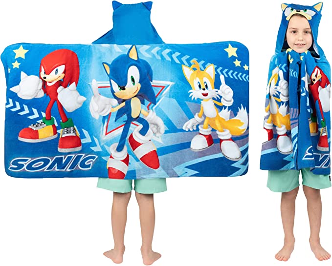 Disfraz de Sonic the Eedgehog, disfraz oficial de película Sonic y tocado,  talla para niños pequeños, Como se muestra