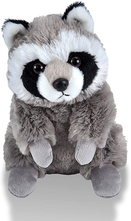 Wild Republic Peluche de mapache, animal de peluche, regalo para niños,  Cuddlekins de 12 pulgadas