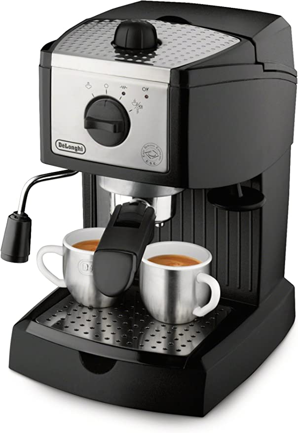 De'Longhi Stilosa - Máquina manual de café expreso, máquina para café con  leche y capuchino, bomba de presión de 15 bar + espumador de leche, varita