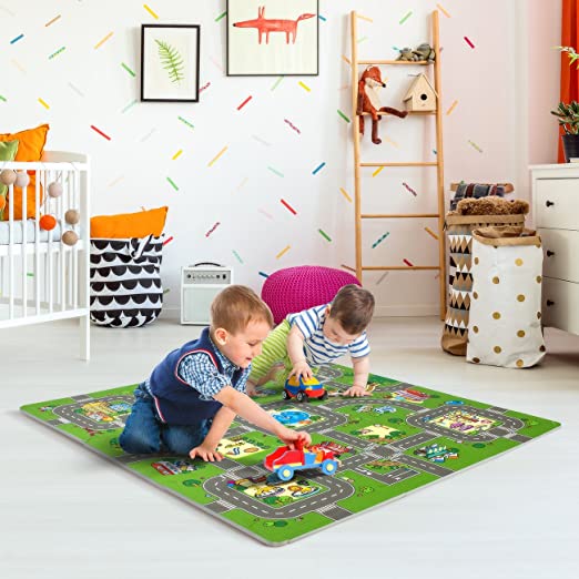 Bebé Puzzle Juego Mat niños interlocking ejercicio azulejos Ruggs