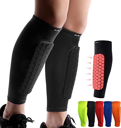 Espinilleras De Fútbol Keeperking Para Adultos Y Niños - Con Calcetines Y Protección Acolchada De Tobillo