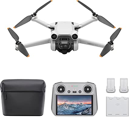 DJI Air 3 (DJI RC-N2), Drone con tele medio y cámaras primarias dobles gran  angular, tiempo de vuelo máximo de 46 minutos, detección de obstáculos