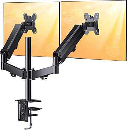 MOUNTUP Soporte para dos Monitores de hasta 32″, con resorte de