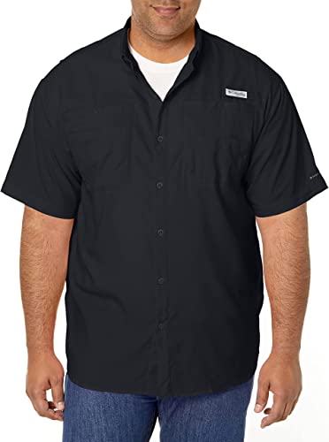 Chemise Columbia PFG Tamiami Homme Blanche – Taille XL, Manches Courtes, Pêche, Omni-ombre
