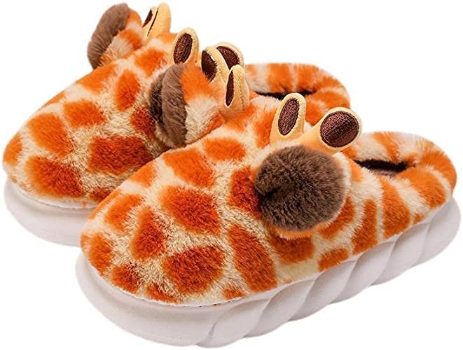 Pantuflas De Vaca Para Mujer WYIKE Pantuflas De Algodón Para