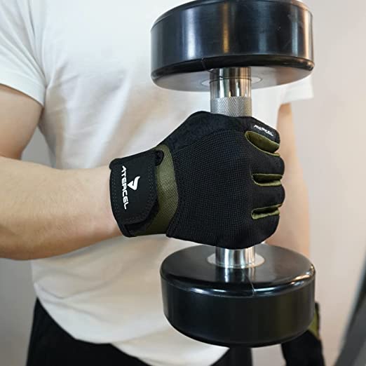Atercel - Guantes de entrenamiento para hombres y mujeres, guantes de  ejercicio para levantamiento de pesas, ciclismo, gimnasio, entrenamiento
