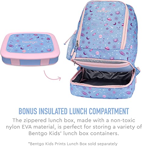 Bentgo® Kids Mochila 2 en 1 y lonchera con aislamiento - Mochila