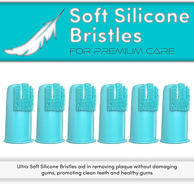 H&H Pets Cepillo de dientes para perros y pasta de dientes, el