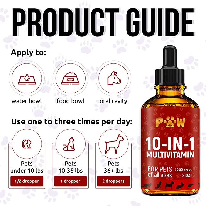 10 In 1 Cat & Dog Multivitamin Hip & Joint Vitamins For Dogs