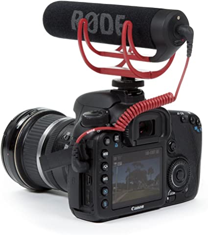 Micrófono Rode VideoMic de condensador direccional de video con soporte  (modelo descatalogado por el fabricante), Negro