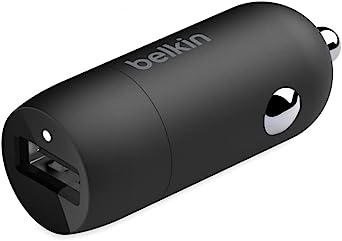 Belkin Cargador rápido USB-C para automóvil de 20 W - negro (iPhone cargador  rápido compatible con iPhone 12 Pro Max/12/12 Pro/ 12 Mini, Samsung Galaxy  S20, S20+, S20 Ultra, Note20, Google Pixel