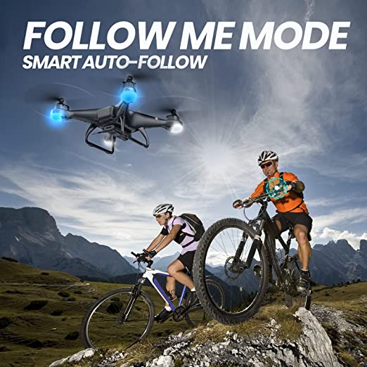 Holy Stone Dron GPS con cámara HD 1080P FPV Video en vivo para adultos