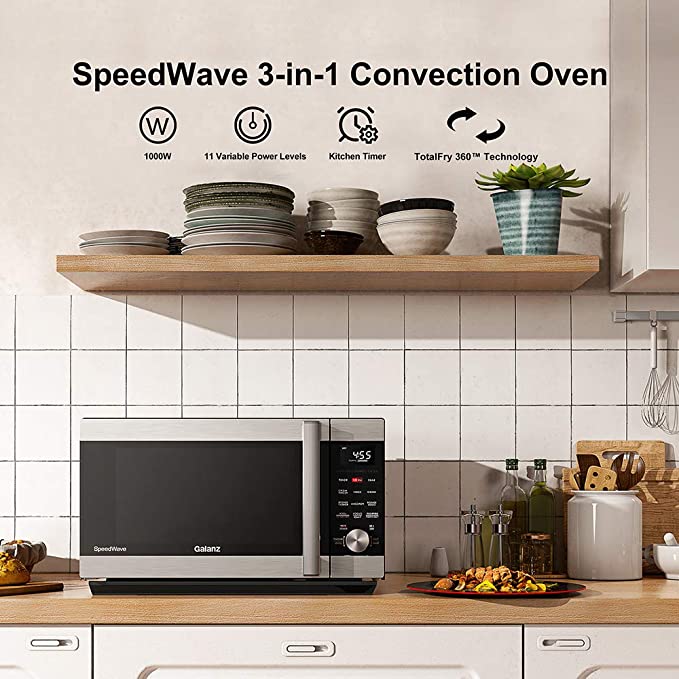 Galanz GSWWA16S1SA10 3-in-1 SpeedWave with TotalFry 360, Microwave, Air  Fryer, Convection Oven with Combi-Speed Cooking - AliExpress