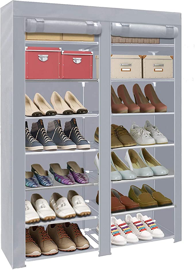 Gabinete moderno de almacenamiento de zapatos, gabinete delgado para  zapatos, organizador de almacenamiento de zapatos, combina estilos clásicos  y