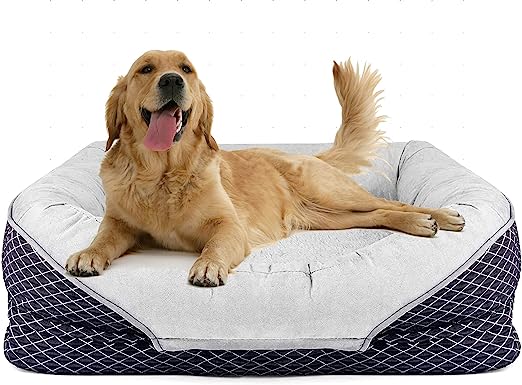 POCBLUE Cama lavable de lujo para perros grandes, tapete para jaula de  perro de 36 pulgadas, cómoda y esponjosa, antideslizante, para perros de  hasta