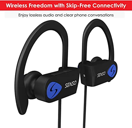 Auriculares Bluetooth, los mejores auriculares deportivos inalámbricos con  micrófono IPX7 impermeables HD estéreo a prueba de sudor para gimnasio