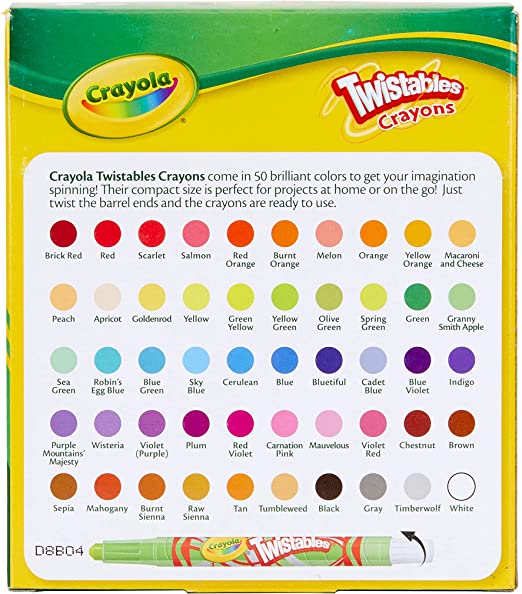 Crayola TWISTABLES CRAYONS 24 : : Juguetes y juegos