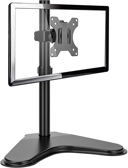 TAVR Furniture Soporte de monitor individual VESA para pantallas de 13 a 32  pulgadas, elevador de monitor independiente con rotación de inclinación