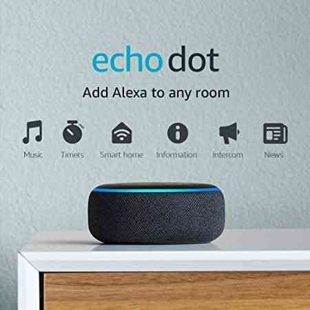 Amazon Echo Dot 3rd Gen Smart Speaker with Alexa Charcoal Model B0792KTHKJ