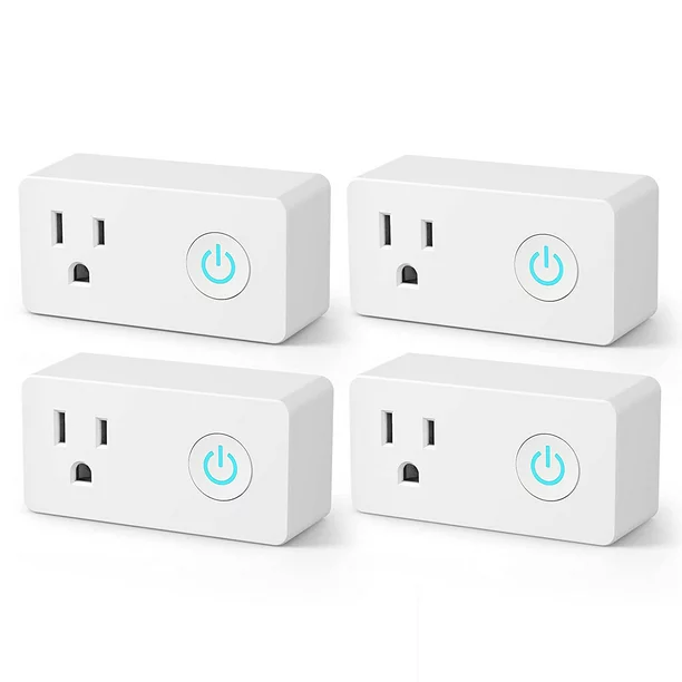 Govee Enchufe inteligente, enchufes Bluetooth WiFi, paquete de 2 funciona  con Alexa y Google Assistant Bundle con Govee Smart Plug, enchufes WiFi