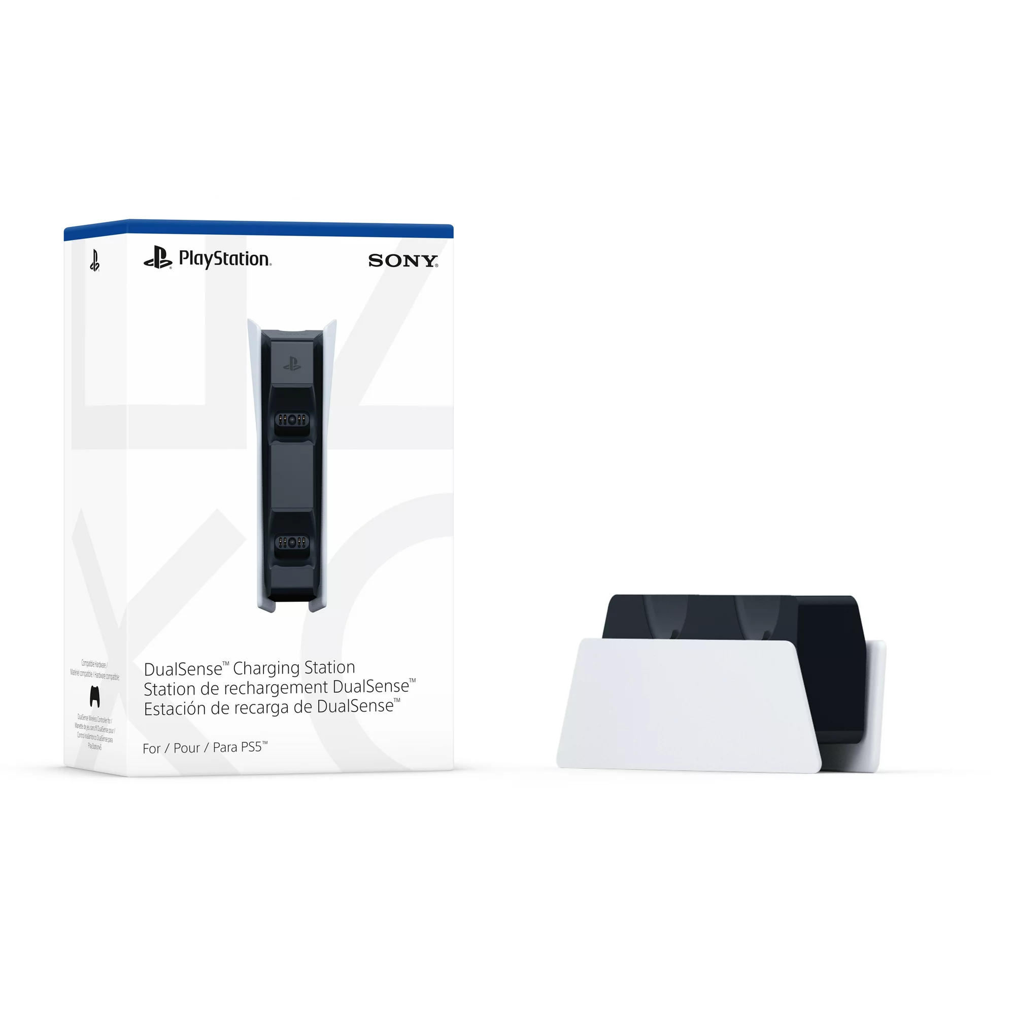  Foamy Lizard PS5 - Cargador para consola y soporte de pared  para Playstation 5 DualSense, estación de carga rápida, soporte para  colgar, gancho para auriculares, indicador LED, protección contra :  Videojuegos