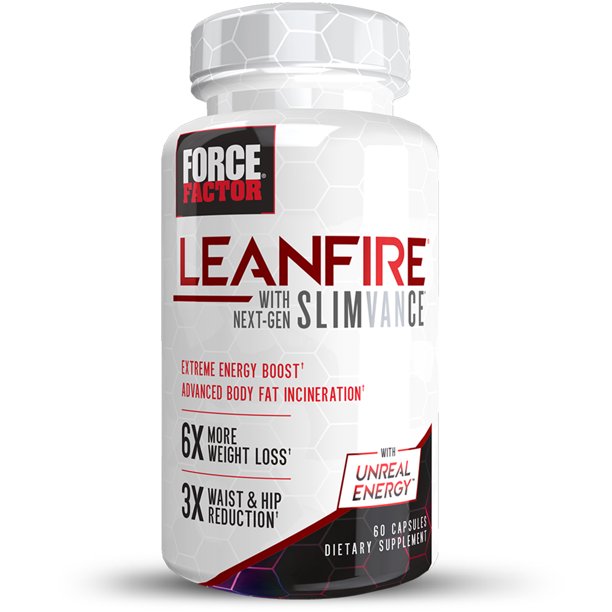 Force Factor LeanFire Con Next-Gen SLIMVANCE, Quemador De Grasa ...