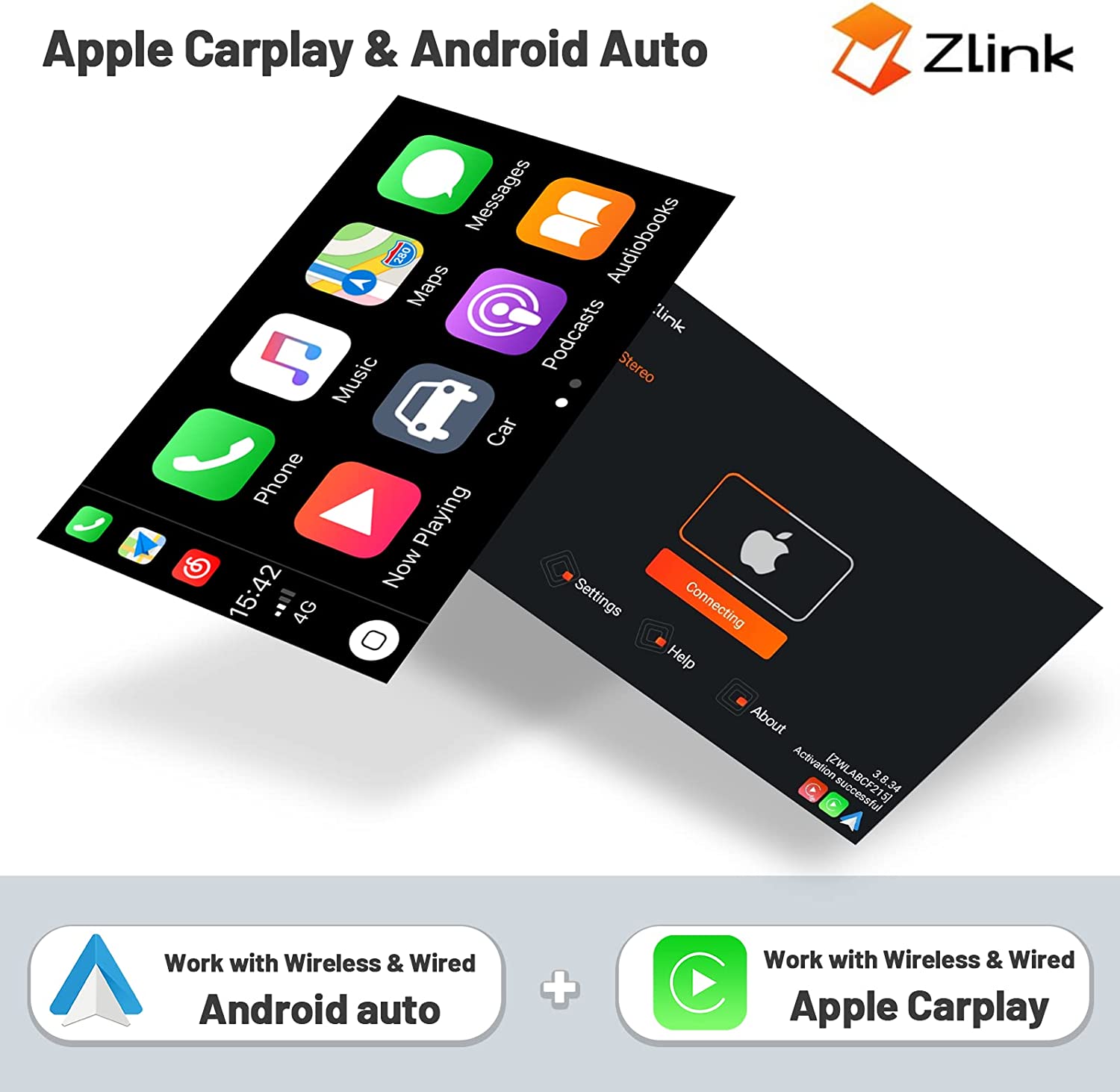  Hikity Radio estéreo de coche Android 11 de 9 pulgadas con  Apple CarPlay y Android Auto pantalla táctil Bluetooth Radio para coche con  navegación cámara de respaldo micrófono RDS 2USB HiFi (