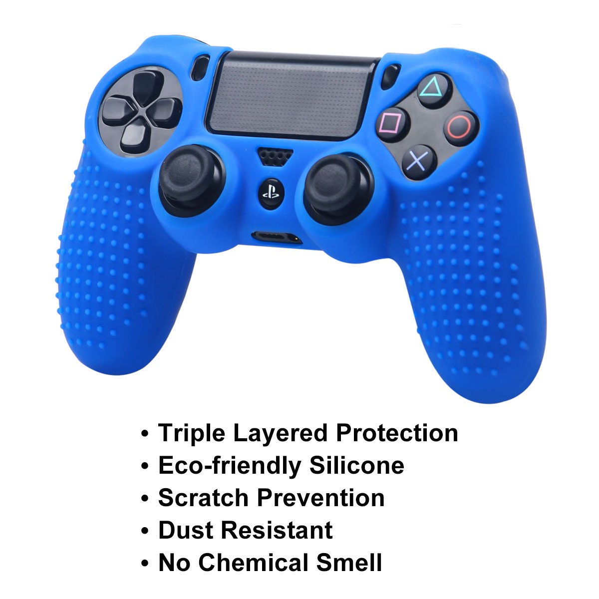 Funda para Mando PS4 Dualshock 4 Azul Camuflado
